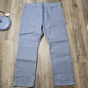 NWOT Levis 501 Shrink To Fit Rigid Silver Gray 42 X 32 Button Fly Classic Fit